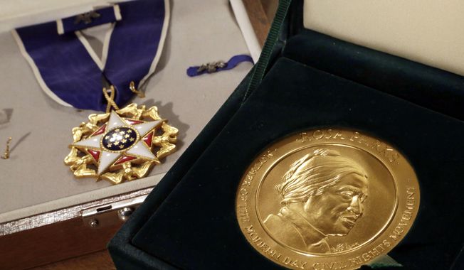 The Presidential Medal of Freedom is the nation&#x27;s highest civilian honor. (AP)