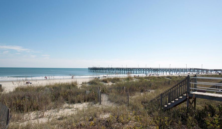 Myrtle Beach has launched a campaign to promote fall tourism called “The Secret’s Out: 60 More Days of Summer” to highlight the beach as a September-October destination. It’s one of a number of places around the country where fall tourism has increased, as travelers who are not tied to the school system take advantage of nice weather, fewer crowds and lower prices. (AP Photo/VisitMyrtleBeach.com)