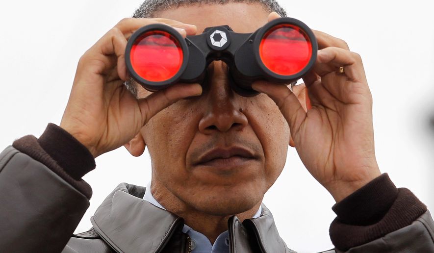 President Obama might need binoculars to find Senate Democrats after Nov. 4.