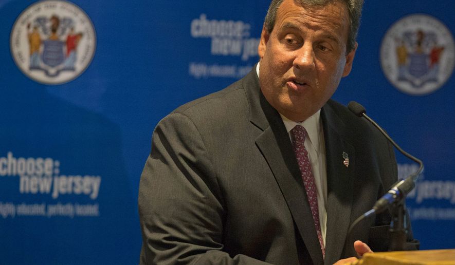 New Jersey Gov. Chris Christie signed a bill clarifying that alimony should be limited to the number of years of wedlock for couples married less than 20 years. It also gives clarity to handling cohabitating, retirement and unemployment. (Associated Press) ** FILE ** 