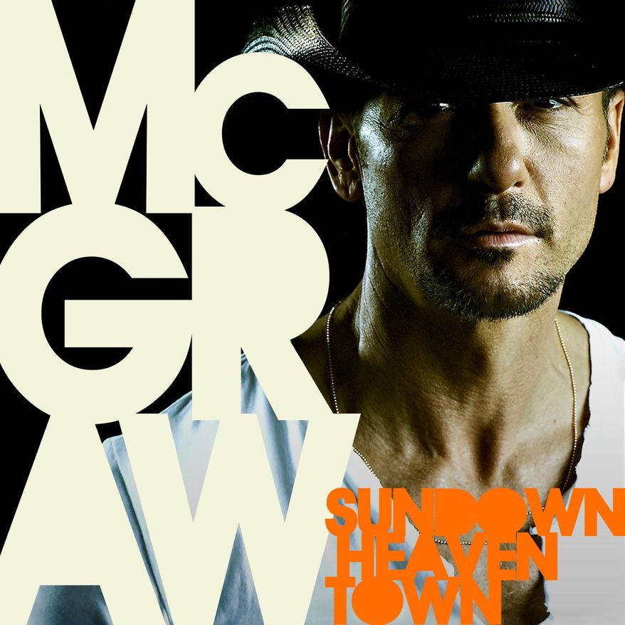 This CD cover image released by Big Machine Records shows "Sundown Heaven Town," by Tim McGraw. (AP Photo/Big Machine Records)