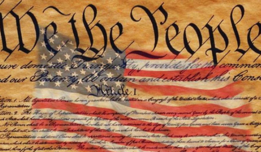The Washington Times celebrates the U.S. Constitution 227 years after ratification. (VIDEO screenshot) ** FILE **
