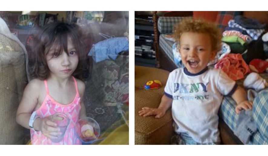 These undated handout images provided by the Montgomery County, Md., Police Department, shows, from left, Catherine Hoggle, Sarah Hoggle and Jacob Hoggle. (AP Photo/Montgomery County, Md., Police Department)