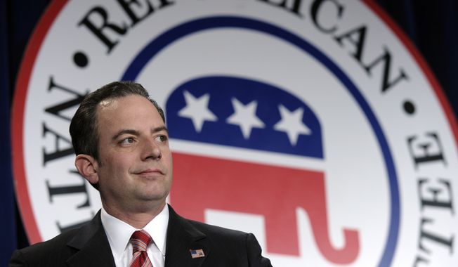 Republican National Committee Chairman Reince Priebus (Associated Press) **FILE**