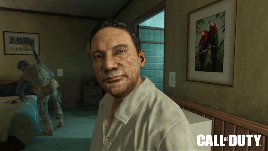 This image provided by Activision Blizzard Inc. shows Manuel Noriega as depicted in the game publisher&#39;s 2012 game, &amp;quot;Call of Duty: Black Ops II.&amp;quot; Activision on Monday, Sept. 22, 2014 announced that former New York City Mayor Rudy Guiliani is joining the video game maker&#39;s legal team in seeking to dismiss a lawsuit filed by the former Panamanian dictator for use of his likeness without permission. (AP Photo/Activision Blizzard)