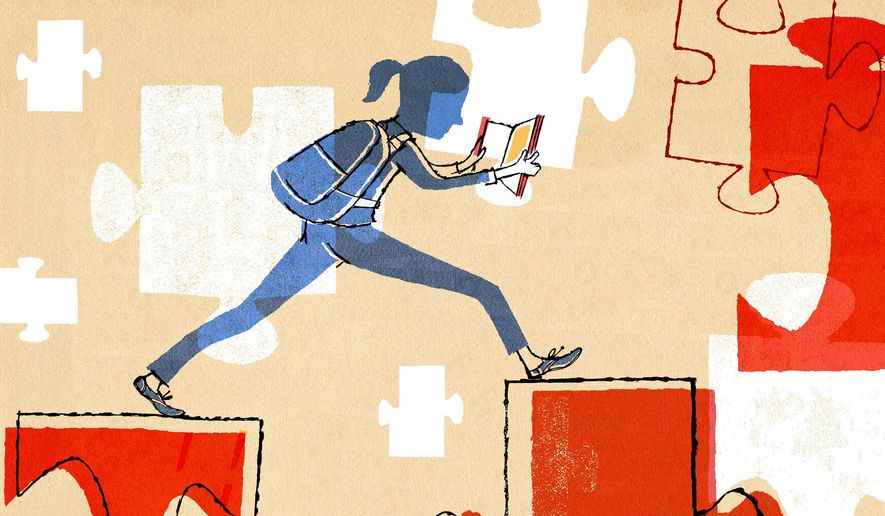 Illustration on the curative foundation of education in a child&#39;s life by Donna Grethen/Tribune Content Agency