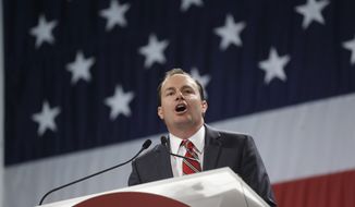 Sen. Mike Lee is preparing to tour Europe to engage Americans in a battle against the Foreign Account Tax Compliance Act, which allows the Treasury Department to confiscate money from their bank accounts. (Associated Press)
