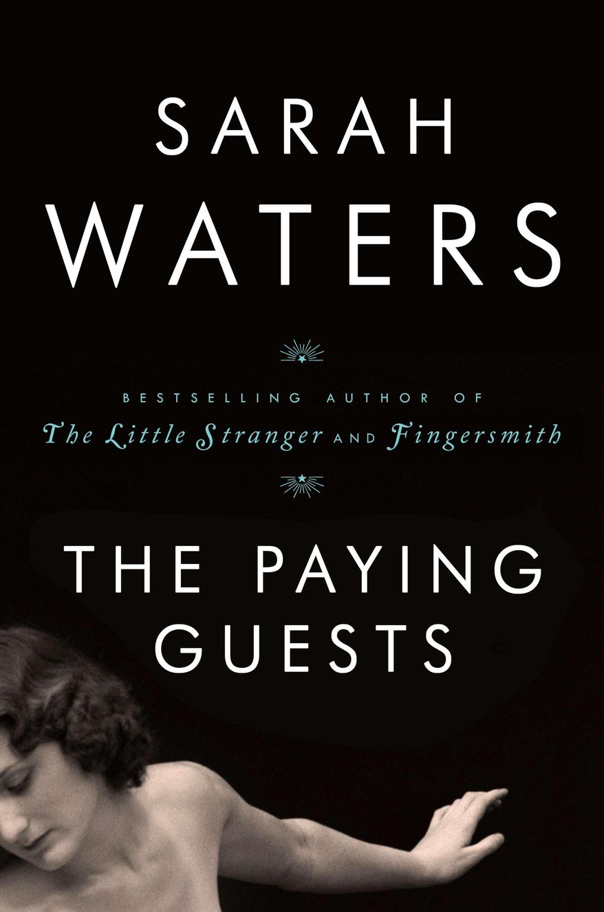 This book cover image released by Riverhead shows "The Paying Guests," by Sarah Waters. (AP Photo/Riverhead)