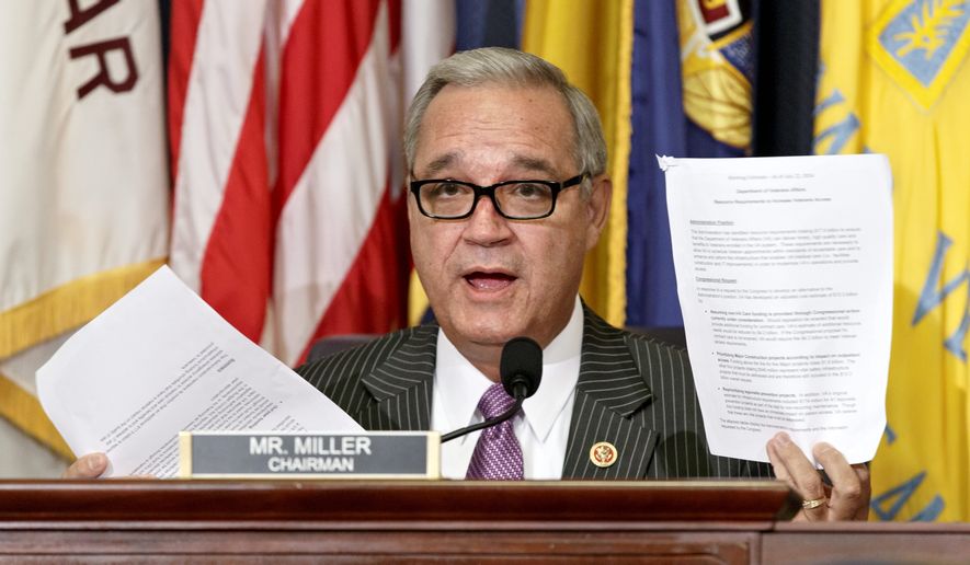 House Veterans Affairs Committee Chairman Jeff Miller, Florida Republican, sent a letter to VA Secretary Bob McDonald demanding answers on what he called serious deficiencies in the Caribbean VA system, including the arrest of a top official and &quot;inappropriate hiring practices.&quot; (Associated Press)