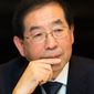 Seoul Mayor Park Won-soon is said to be eyeing a bid for South Korea&#39;s presidency in 2022. (Keith Lane/Special to the Washington Times)