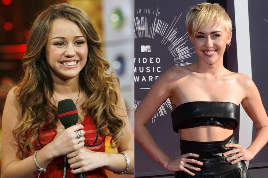 Miley Cyrus rose to prominence as a teen idol after being cast in the Disney Channel television series Hannah Montana, in which she portrayed the starring character Miley Stewart. Cyrus, 21, has had five non-consecutive number-one albums on the U.S. Billboard 200, two of which are soundtracks credited to her titular character Hannah Montana, and has earned numerous awards and nominations. In 2010, Cyrus ranked number thirteen on Forbes&#39; Celebrity 100, and was named the &quot;Most Charted Teenager&quot; in the 2011 Guinness World Records with twenty-nine Billboard Hot 100 entries as of November 2009. In 2013, she was declared &quot;Artist of the Year&quot; by MTV. 