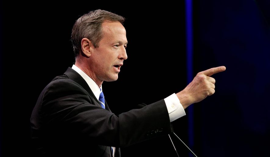 Maryland Gov. Martin O&#39;Malley, as a potential second-tier candidate, needs to ingratiate himself with local political leaders who can arrange meet-and-greets. (Associated Press Photographs)