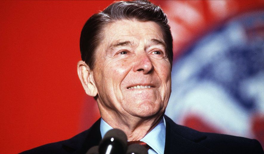 Former President Ronald Reagan. (The Washington Times) ** FILE **