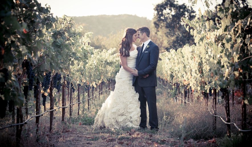 Death-with-dignity advocate Brittany Maynard & husband Dan Diaz at their wedding (PRNewsFoto/Compassion & Choices)