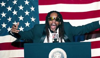 Rapper Lil Jon performs in Rock The Vote&#39;s Turn Out For What video.