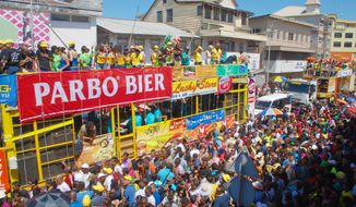 As one of the world’s most ethnically and culturally diverse countries, Suriname has many colorful street festivals for visitors to enjoy.  (Photo: Courtesy Government of Suriname)