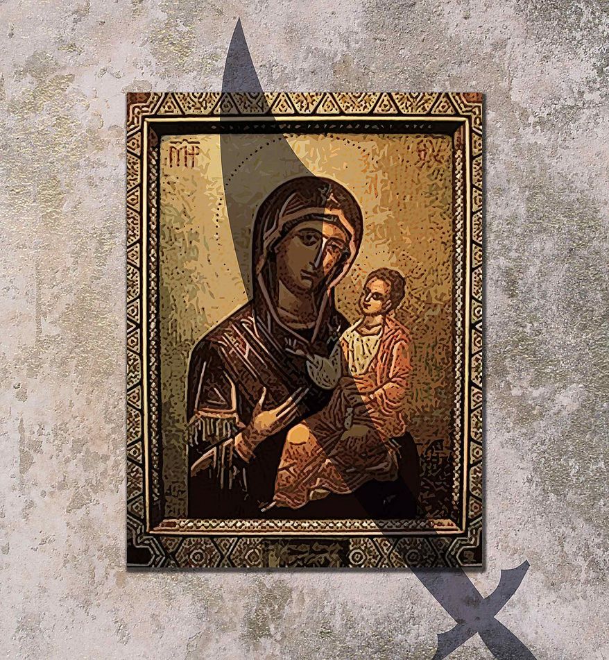 Islamist Threat to Christian Relics Illustration by Greg Groesch/The Washington Times
