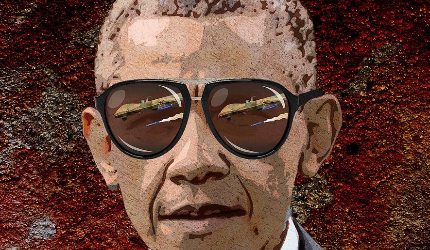 Obama Drone Extremism Illustration by Greg Groesch/The Washington Times