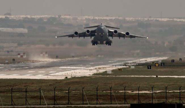 Turkish officials on Monday denied the existence of a deal to allow U.S.-led forces battling the Islamic State to conduct operations from bases inside Turkey, such as Incirlik. This made for an awkward situation for National Security Adviser Susan E. Rice, who announced such a cooperation ahead of an international strategy session. (associated press)