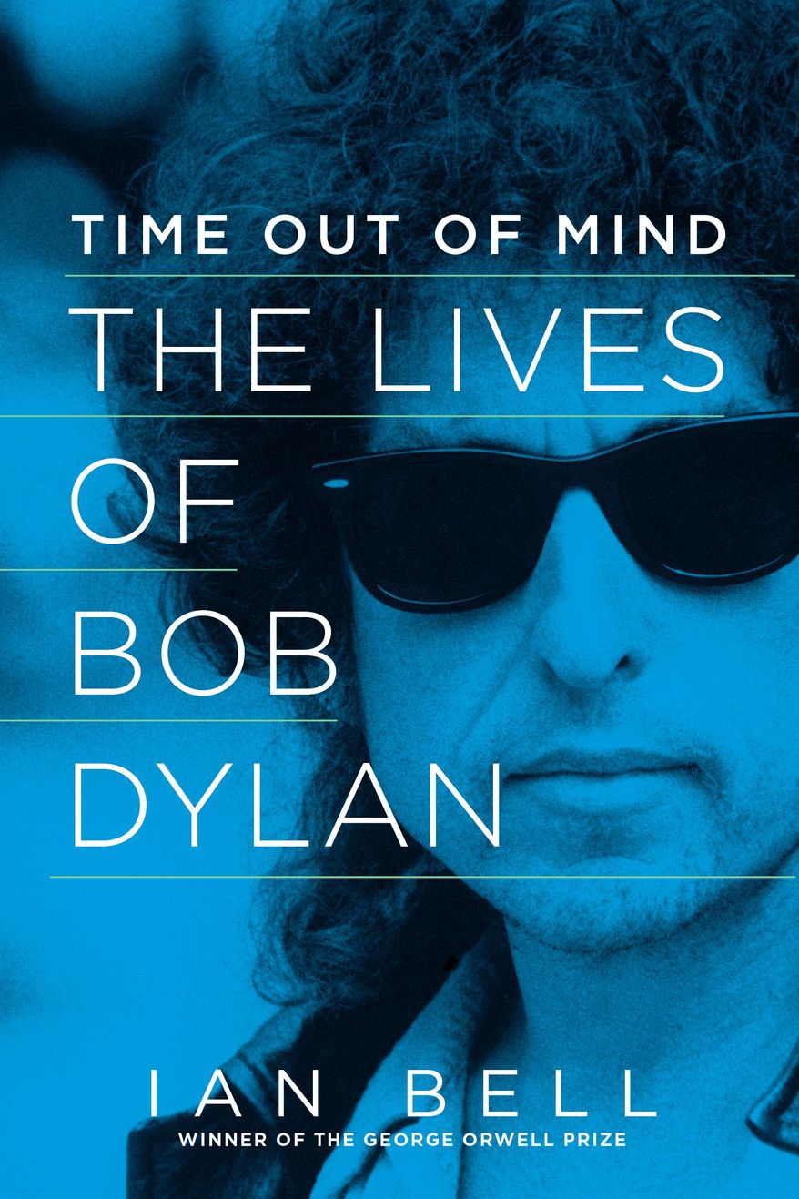 This book cover image released by Pegasus Books shows "Time Out Of Mind: The Lives of Bob Dylan," by Ian Bell. (AP Photo/Pegasus Books)