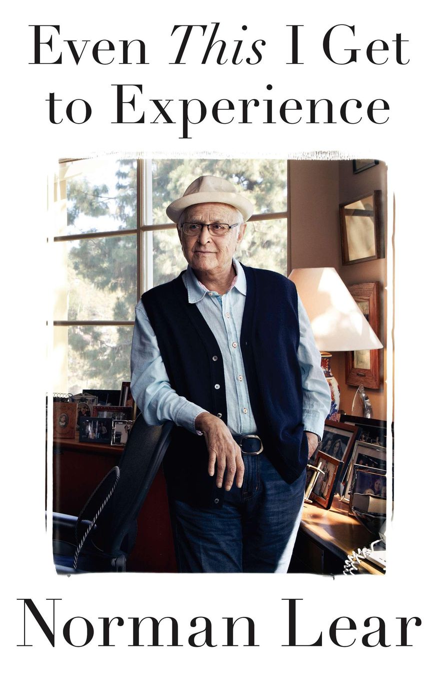 This book cover image released by Penguin Press shows "Even This I Get to Experience," a memoir by Norman Lear. (AP Photo/Penguin Press)