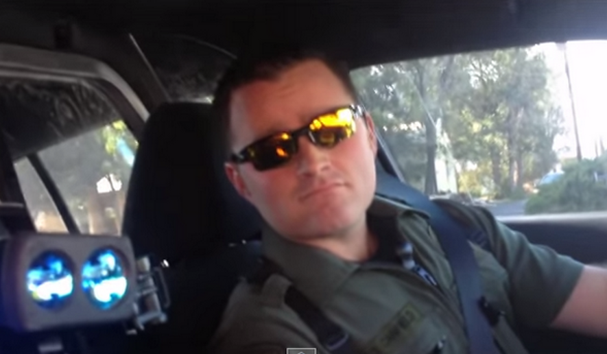 Gavin Seim, a Washington state activist and former Republican congressional candidate, recently filmed himself flagging down a police officer driving an unmarked vehicle and demanding to see identification. (YouTube)