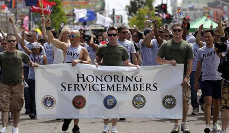 The San Diego Gay Pride Parade on July 16, 2011 (Associated Press) ** FILE **