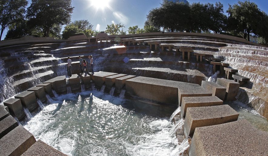 Fort Worth Water Gardens Marked By Beauty Tragedy Washington Times