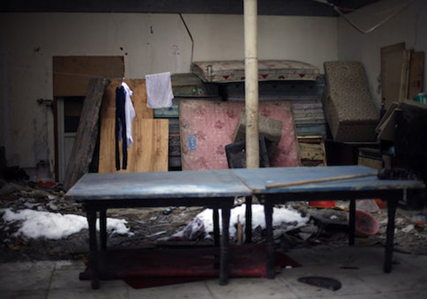 The site of a former "black jail" cell in Beijing. (Associated Press) ** FILE **