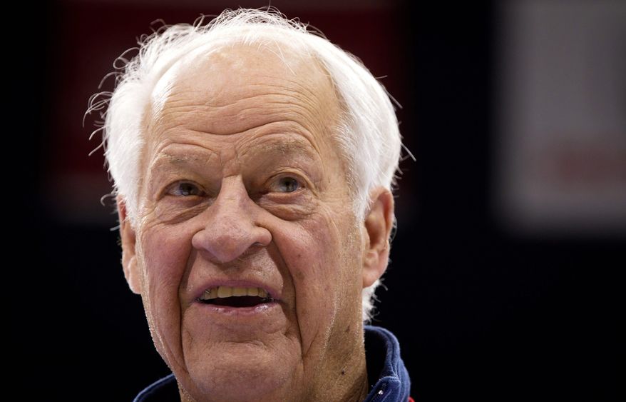 FILE - In this Feb. 2, 2012 file photo, Hockey Hall of Famer Gordie Howe, part owner of the Western Hockey League&#39;s Vancouver Giants, looks on during news conference in Vancouver, British Columbia. Hockey great Gordie Howe has lost some function on the right side of his body after having a stroke Sunday, Oct. 26, 2014 in Texas. (AP Photo/The Canadian Press, Darryl Dyck, File)