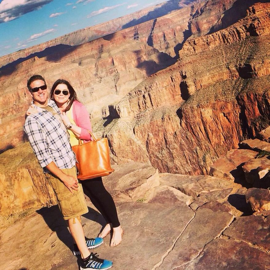 In this Oct. 21, 2014 photo provided by TheBrittanyFund.org, Brittany Maynard and her husband Dan Diaz pose at the Grand Canyon National Park in Arizona. The 29-year-old terminally ill woman has fulfilled a wish on her bucket list: visiting the Grand Canyon. Maynard, who has advanced brain cancer, has said she plans use Oregon&#39;s death-with-dignity law to end her own life Saturday, Nov. 1, 2014 though she could still change her mind. Maynard and her husband moved to Oregon from Northern California because Oregon allows terminally ill patients to end their lives with lethal medications prescribed by a doctor. (AP Photo/TheBrittanyFund.org)