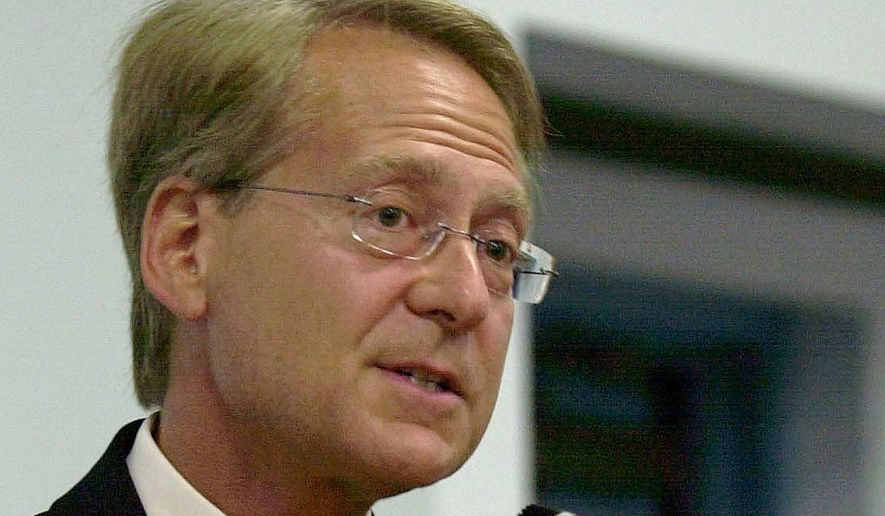 FILE - In this May 6, 2004 file photo, Larry Klayman speaks in Melbourne, Fla. Activist attorney Larry Klayman won the first round in December, when U.S. District Judge Richard Leon, a Republican appointee, ruled that the NSA’s surveillance program likely runs afoul of the Constitution’s ban on unreasonable searches. The government appealed.  (AP Photo/Peter Cosgrove, File)