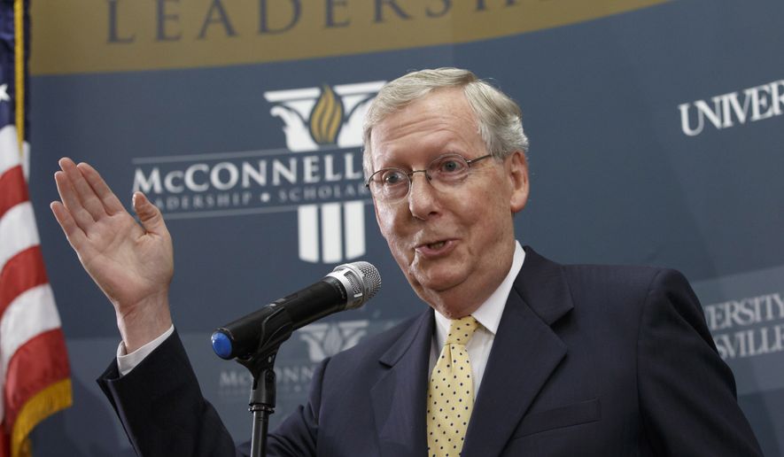Senate Majority Leader-in-waiting Mitch McConnell should reject President Obama&#39;s calls for cooperation. (AP Photo/J. Scott Applewhite, File)
