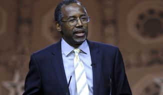 Ben Carson said race relations were better before President Obama was elected. (AP Photo/Susan Walsh, File)