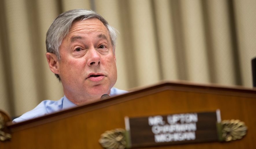 Rep. Fred Upton, Michigan Republican, will be holding two hearings to determine U.S. preparedness to manage a possible Ebola outbreak. (Associated Press)