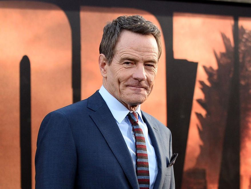 In this May 8, 2014 file photo, actor Bryan Cranston arrives at the LA premiere of "Godzilla" at Dolby Theatre in Los Angeles. Cranston has lent his voice to a sequel to the profane hit nursery rhyme "Go the (Bleep) to Sleep." The “Breaking Bad” and “Malcolm in the Middle” star follows in the footsteps of Samuel L. Jackson by narrating “You Have to (Bleeping) Eat,” by novelist Adam Mansbach. The new audiobook will be available free from Audible starting Wednesday, Nov. 12. (Photo by Jordan Strauss/Invision/AP, File)