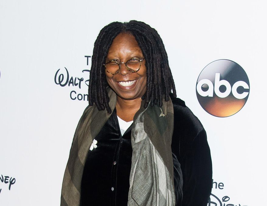FILE - In this May 14, 2014 file photo, co-host Whoopi Goldberg attends the &amp;quot;A Celebration of Barbara Walters,&amp;quot; celebration in New York. Goldberg has a deal with Hachette Books for a “provocative” take on the “downsides” of marriage, the publisher announced Tuesday, Nov. 11. The book, currently untitled, is scheduled to come out next September. (Photo by Charles Sykes/Invision/AP, File)