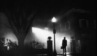 A promotional image from the 1973 hit movie &quot;The Exorcist.&quot;
