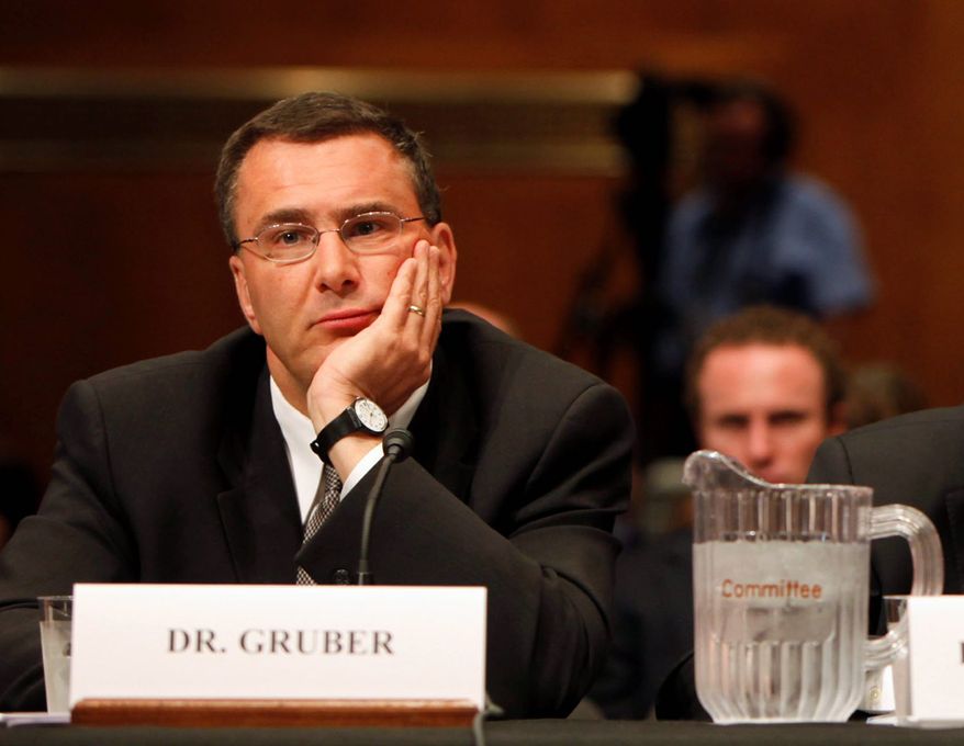 Jonathan Gruber has put the Obama administration in a tough spot as it defends the Affordable Care Act. (Associated Press) ** FILE **