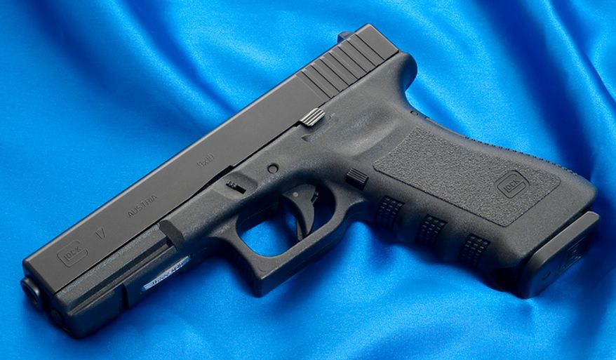 GLOCK 17- A polymer-framed, short recoil operated, locked breech semi-automatic pistols designed and produced by Glock Ges.m.b.H., located in Deutsch-Wagram, Austria. It entered Austrian military and police service by 1982. Despite initial resistance from the market to accept a &quot;plastic gun&quot; due to durability and reliability concerns, and fears that the pistol would be &quot;invisible&quot; to metal detectors in airports, Glock pistols have become the company&#x27;s most profitable line of products, commanding 65% of the market share of handguns for United States law enforcement agencies as well as supplying numerous national armed forces and security agencies worldwide. Glocks are also popular firearms amongst civilians for recreational/competition shooting, home/self defense and concealed/open carry.