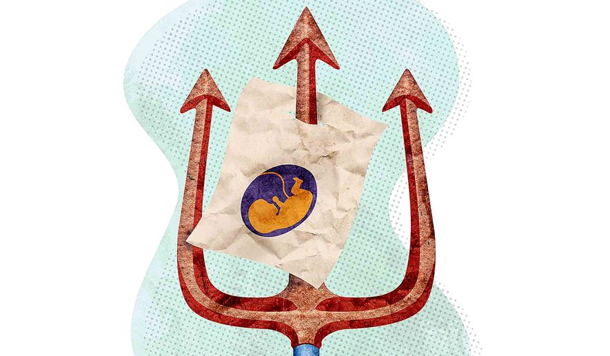 DC Abortion Law from Hell Illustration by Greg Groesch/The Washington Times
