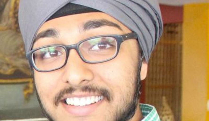 The American Civil Liberties Union filed has filed a lawsuit against the U.S. Army on behalf of Iknoor Singh on Nov. 12, 2014. Mr. Singh, a Sikh, alleges the Army won&#39;t allow him to join his college ROTC program unless he cuts his hair and goes without his turban. (Image: American Civil Liberties Union)