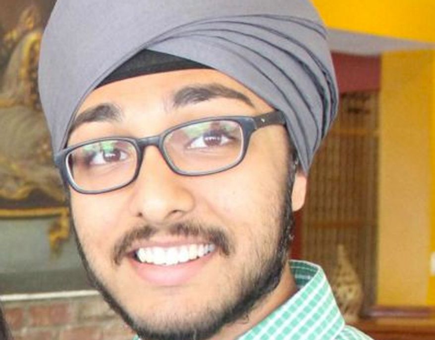 The American Civil Liberties Union filed has filed a lawsuit against the U.S. Army on behalf of Iknoor Singh on Nov. 12, 2014. Mr. Singh, a Sikh, alleges the Army won&#39;t allow him to join his college ROTC program unless he cuts his hair and goes without his turban. (Image: American Civil Liberties Union)