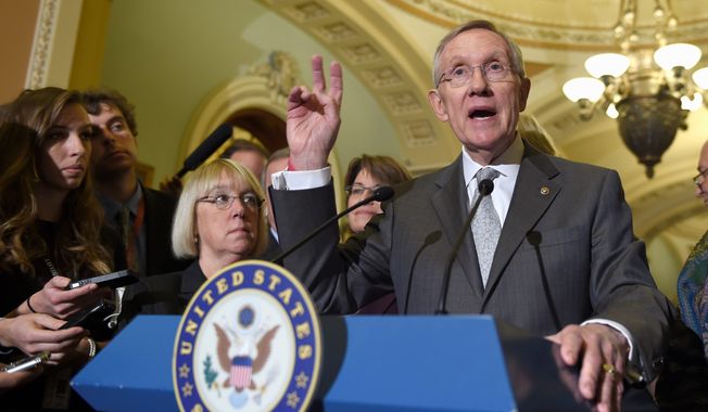 Senate Majority Leader Harry Reid has complained that House Republicans have not passed a broad immigration bill approved in his chamber, but he has not sent it to the other side of the Capitol. (Associated Press)