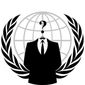 Two Twitter accounts belonging to the Ku Klux Klan have been taken over by the hacker collective known as Anonymous (logo pictured), after the white supremacist group threatened to use &quot;lethal force&quot; against looters and vandals in the St. Louis suburb of Ferguson. (Twitter/Anonymous)
