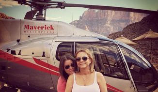 FILE - In this Oct. 21, 2014 file photo provided by TheBrittanyFund.org, Brittany Maynard, left, hugs her mother Debbie Ziegler next to a helicopter at the Grand Canyon National Park in Arizona. The Catholic Church has called terminally ill Maynard&#39;s decision to die under an Oregon law written to let terminally ill patients die on their own terms &#39;reprehensible,&#39; and said physician-assisted suicide should be condemned. Debbie Ziegler, issued a sharp written response Tuesday, Nov. 18, saying the Vatican official&#39;s comments came as the family was grieving and were &amp;quot;more than a slap in the face&amp;quot;, and that her daughter&#39;s choice was hers alone.(AP Photo/TheBrittanyFund.org, File)