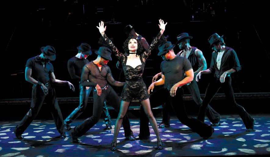 This undated image released by The Publicity Office shows Bebe Neuwirth starring as Roxie Hart in the musical "Chicago." The musical will celebrate its 7,486 performance Sunday night, surpassing "Cats" as the second-longest running show in Broadway history. (AP Photo/The Publicity Office, Paul Kolnik)