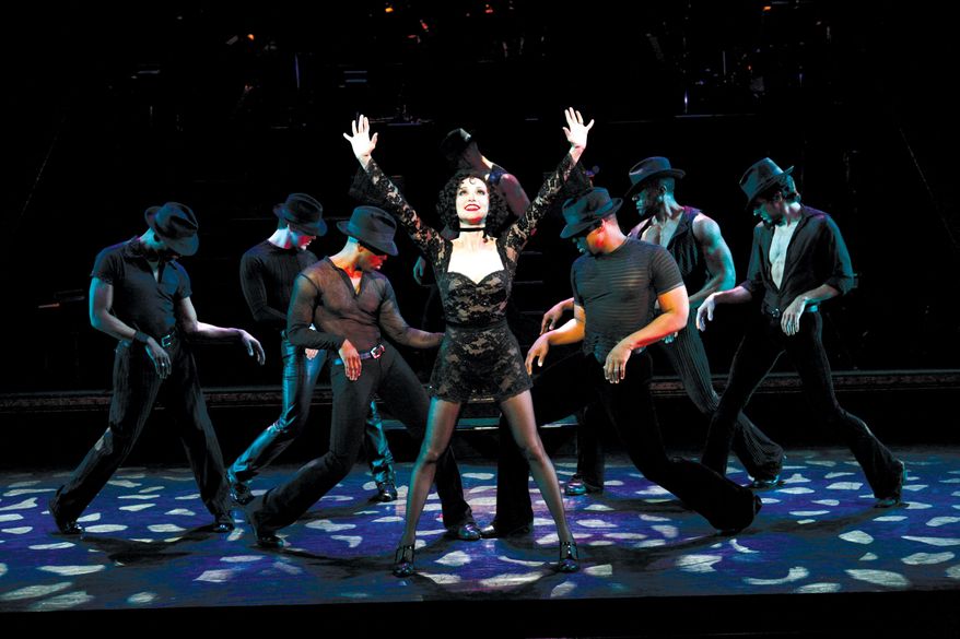 This undated image released by The Publicity Office shows Bebe Neuwirth starring as Roxie Hart in the musical "Chicago." The musical will celebrate its 7,486 performance Sunday night, surpassing "Cats" as the second-longest running show in Broadway history. (AP Photo/The Publicity Office, Paul Kolnik)