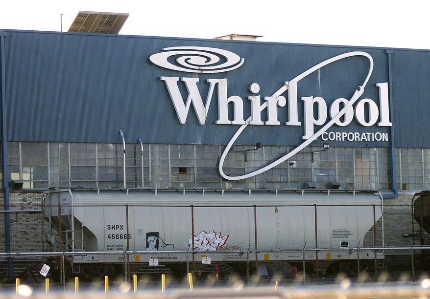 The Whirlpool Corp. is seen at 6400 Jenny Lind Road in Fort Smith, Ark., in this Dec. 29, 2011, file photo. (AP Photo/The Southwest Times Record, Carrol Copeland, File)