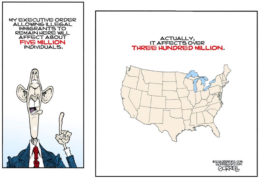 Illustration by Bob Gorrell for Creators Syndicate